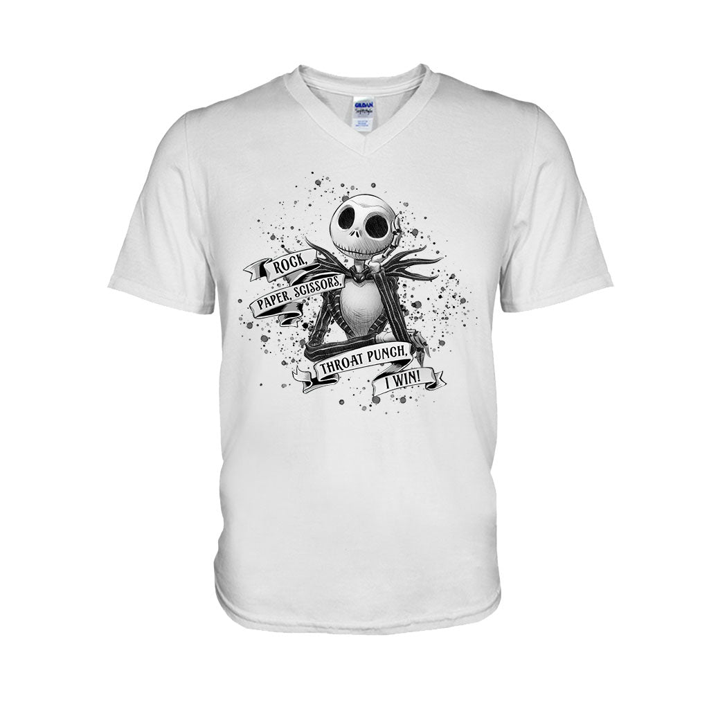 Personalized Rock Paper Scissors T-Shirt & Hoodie Gift for Halloween T-shirt & Hoodie GradoCreations