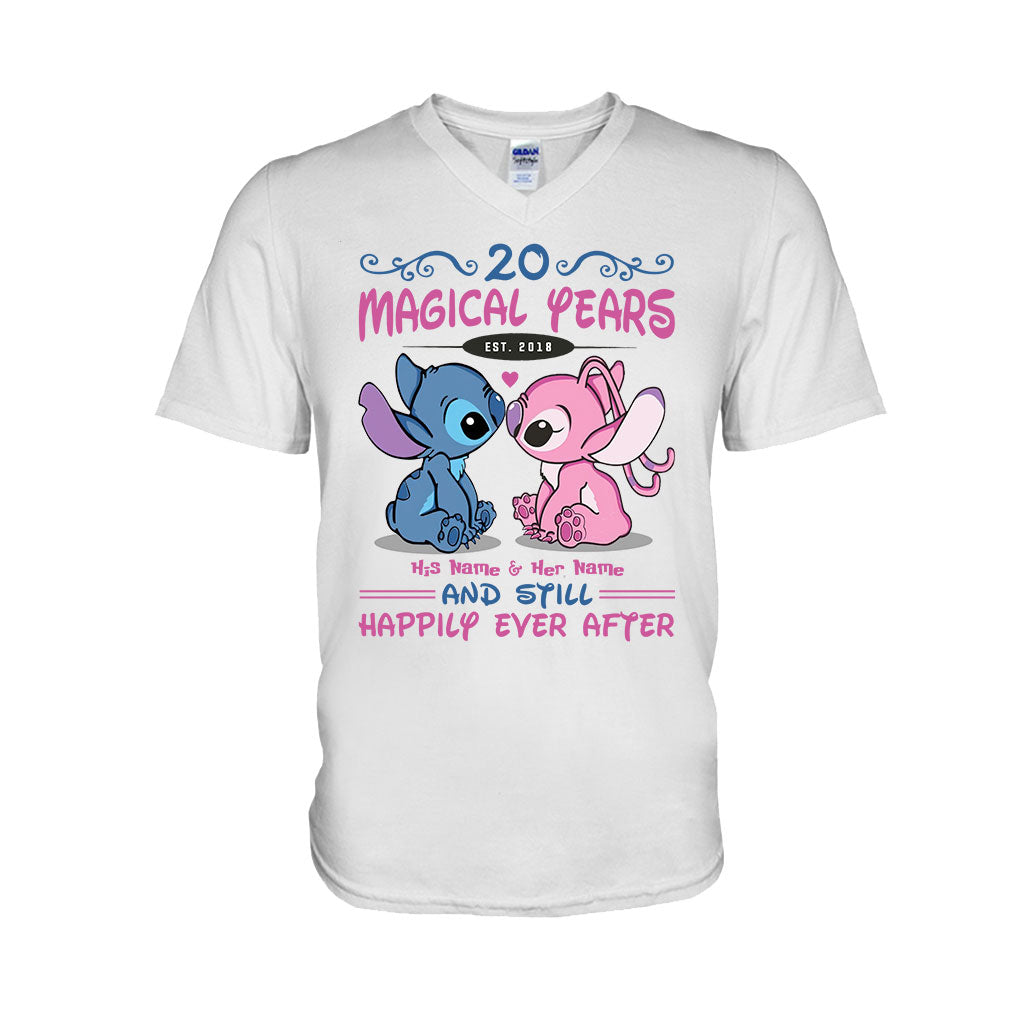 Personalized T-shirt and Hoodie Magic Years Gift for Couple T-shirt & Hoodie GradoCreations