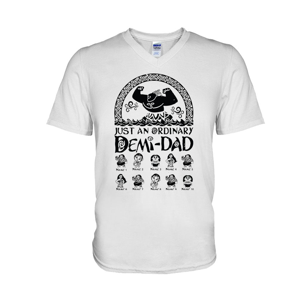 Personalized Demi-Dad T-Shirt & Hoodie Custom Name Gift for Father's Day T-shirt & Hoodie GradoCreations