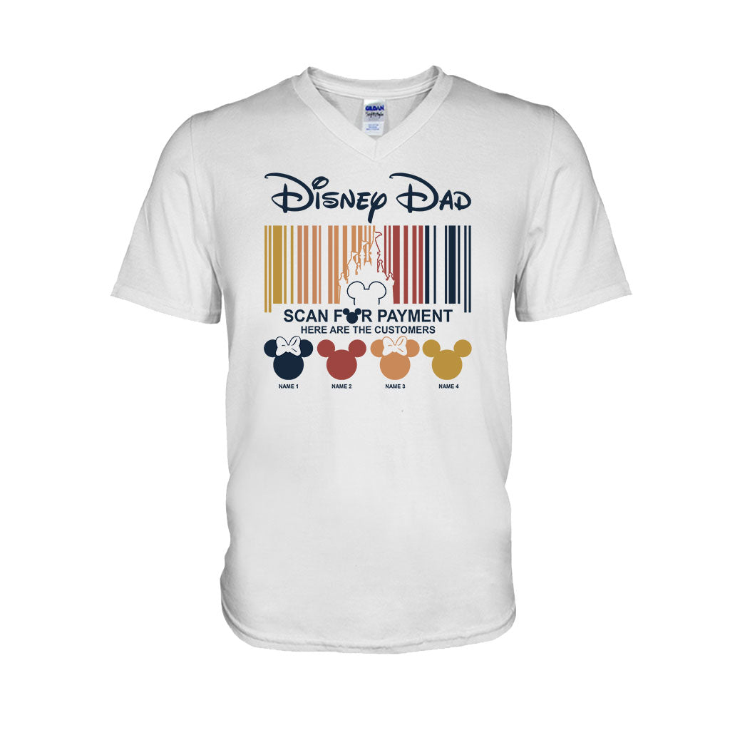 Personalized Scan For Payment T-shirt Hoodie Gift for Dad T-shirt & Hoodie GradoCreations
