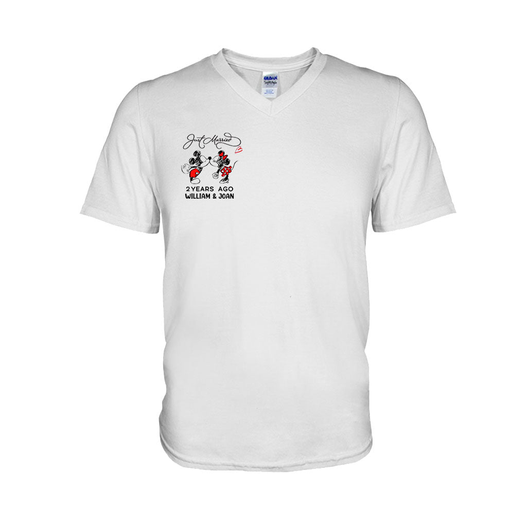 Personalized Just Married Couple T-Shirt & Hoodie Gift T-shirt & Hoodie GradoCreations
