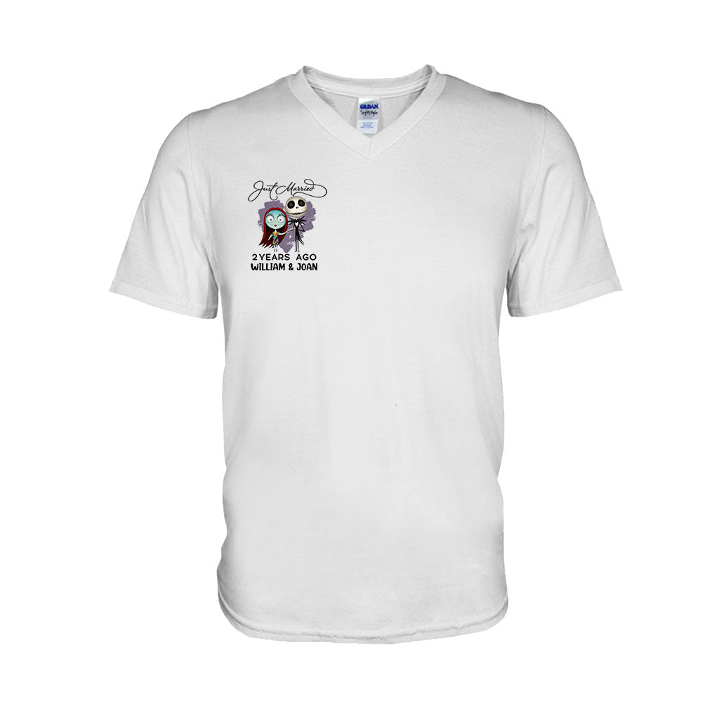 Personalized Just Married Couple T-shirt & Hoodie Gift T-shirt & Hoodie GradoCreations