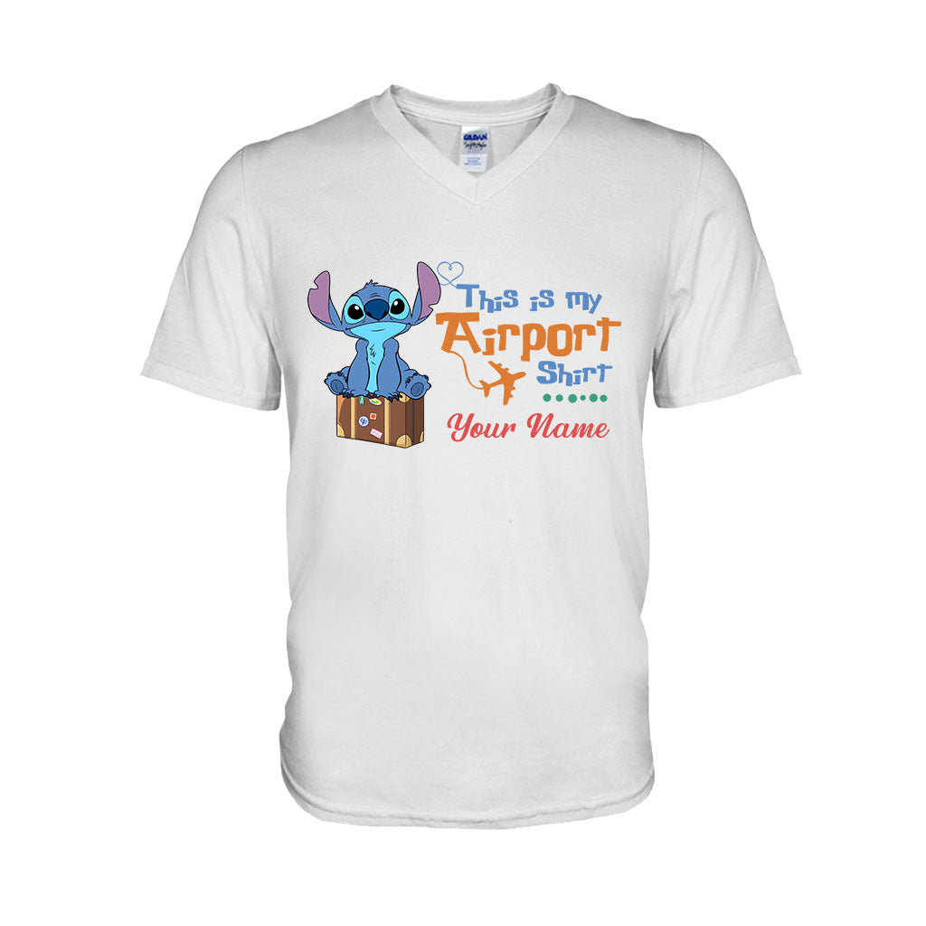 Personalized Ohana Airport T-shirt & Hoodie Custom Name Gift T-shirt & Hoodie GradoCreations