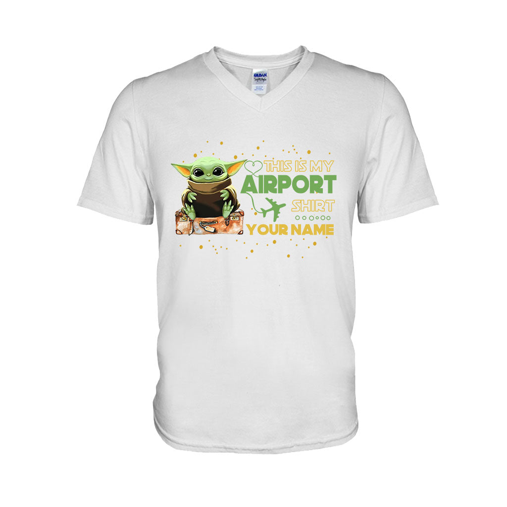 Personalized Airport Shirt Featuring Custom Name T-shirt & Hoodie T-shirt & Hoodie GradoCreations