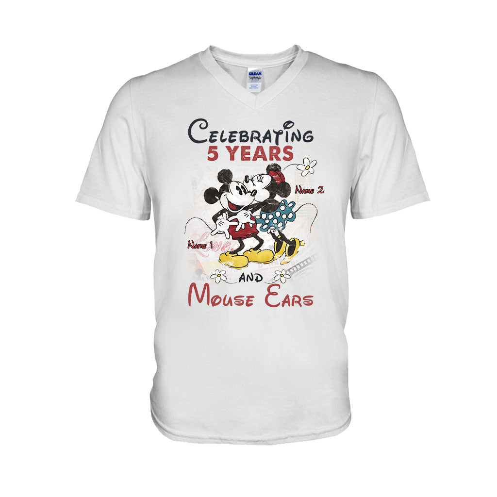 Personalized Couple Mouse T-shirt and Hoodie for Anniversary Gift T-shirt & Hoodie GradoCreations