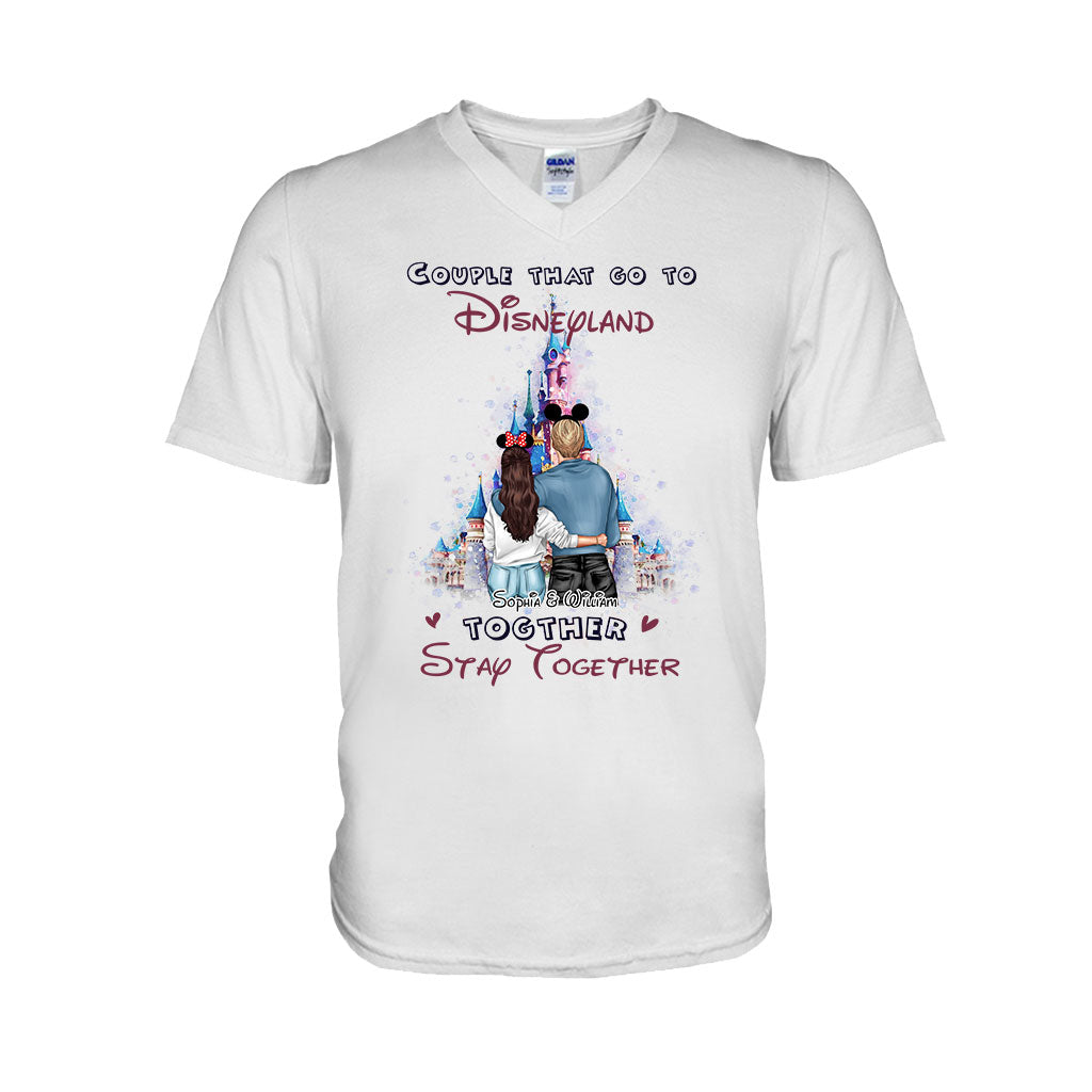Personalized Disneyland Couple T-shirt & Hoodie Gift for Couples T-shirt & Hoodie GradoCreations