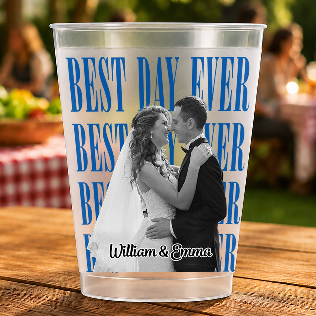 Personalized Frosted Cups Custom Name Wedding Party Gift Frosted Cups GradoCreations