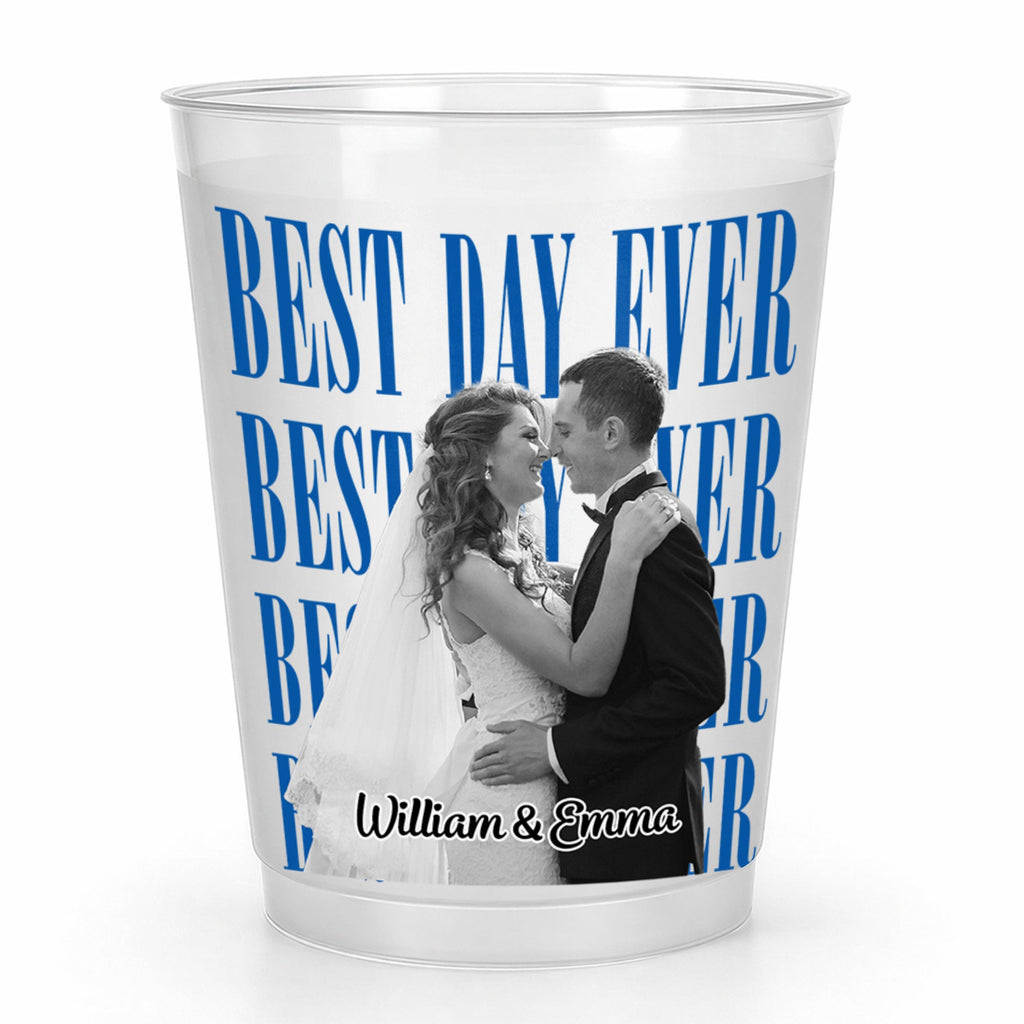 Personalized Frosted Cups Custom Name Wedding Party Gift Frosted Cups GradoCreations