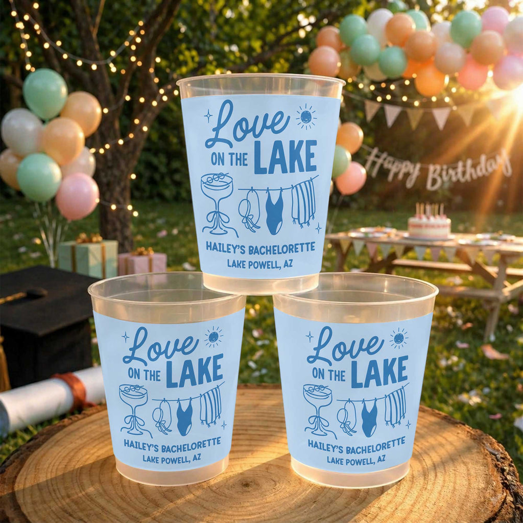 Personalized Frosted Cups Custom Name Bachelorette Party Gift Frosted Cups GradoCreations