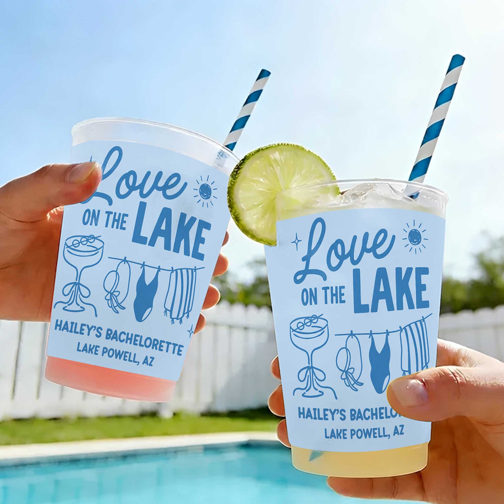 Personalized Frosted Cups Custom Name Bachelorette Party Gift Frosted Cups GradoCreations