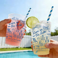 Personalized Frosted Cups Custom Name Bachelorette Party Gift Frosted Cups GradoCreations