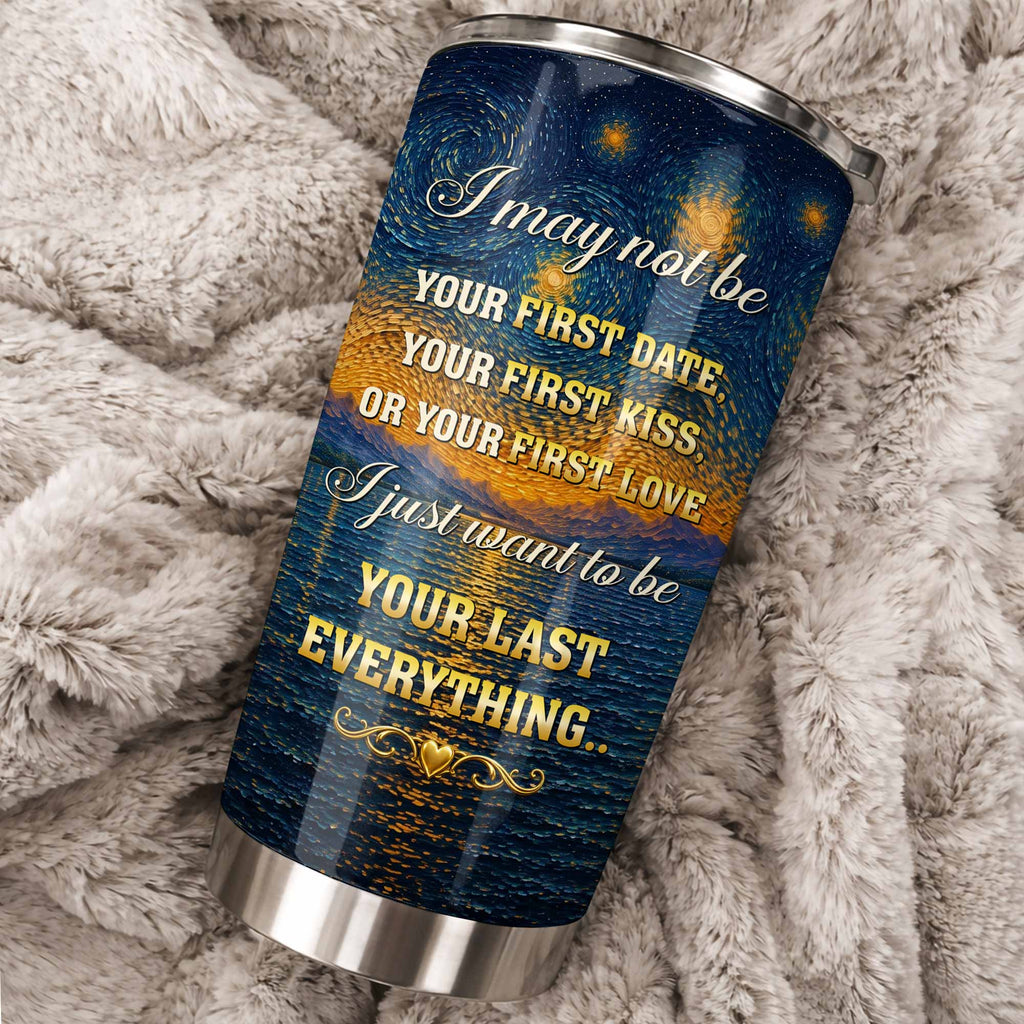 Personalized Custom Stainless Steel Tumbler 20oz for Wife Gift