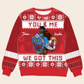 Personalized Zelda Ugly Sweater Custom Design Christmas Gift for Couple