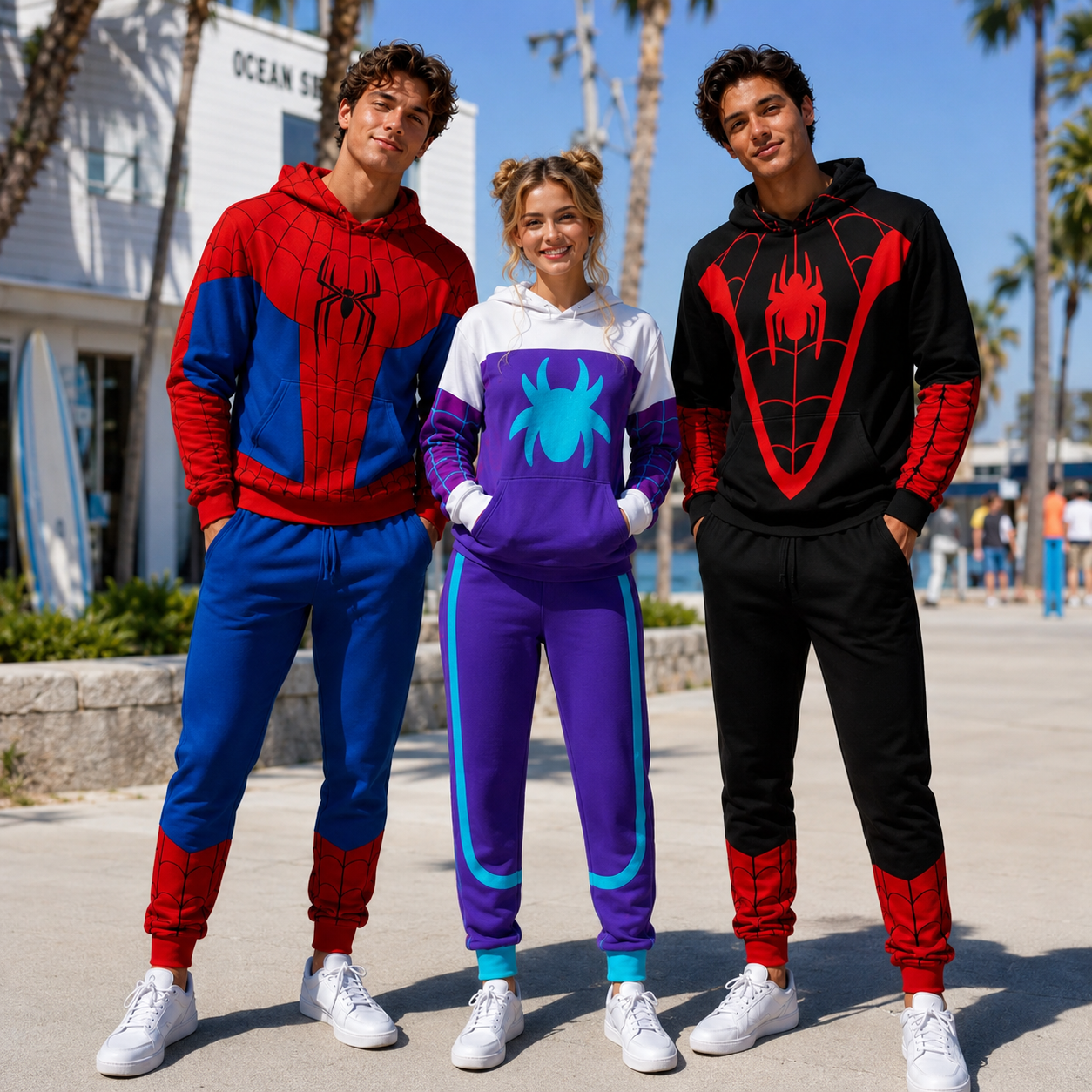 Personalized Superhero Costume AOP Hoodie for Kids & Adults AOP Hoodie GradoCreations