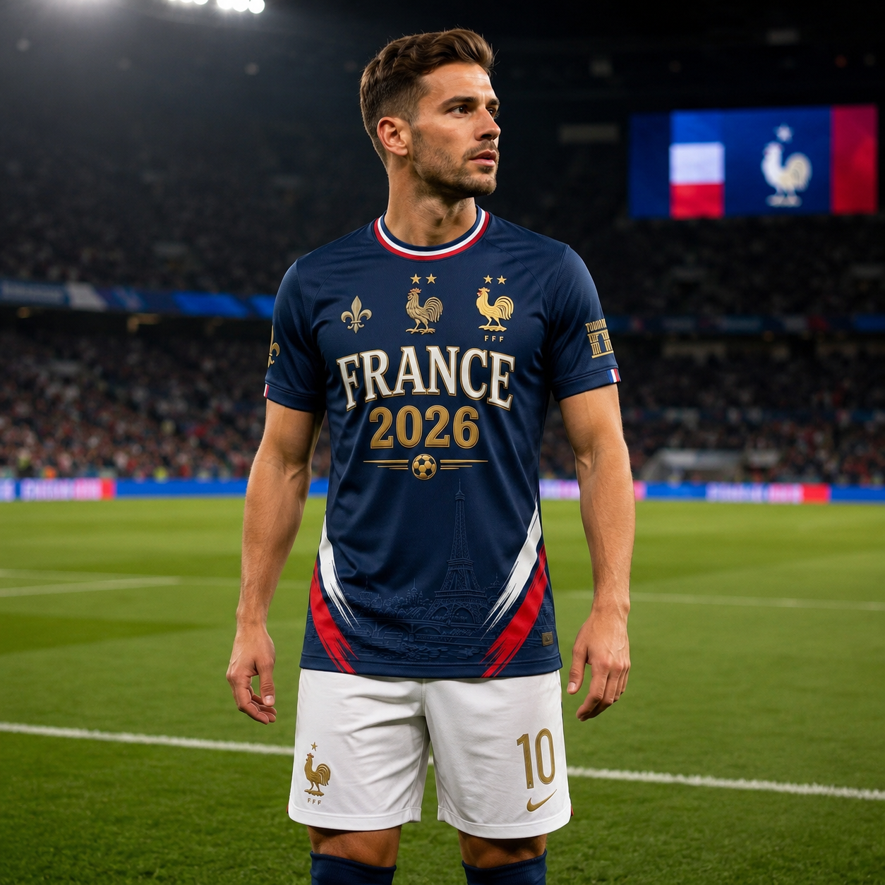 Personalized France 2026 Soccer Jersey Custom Name Gift for Sports Lovers