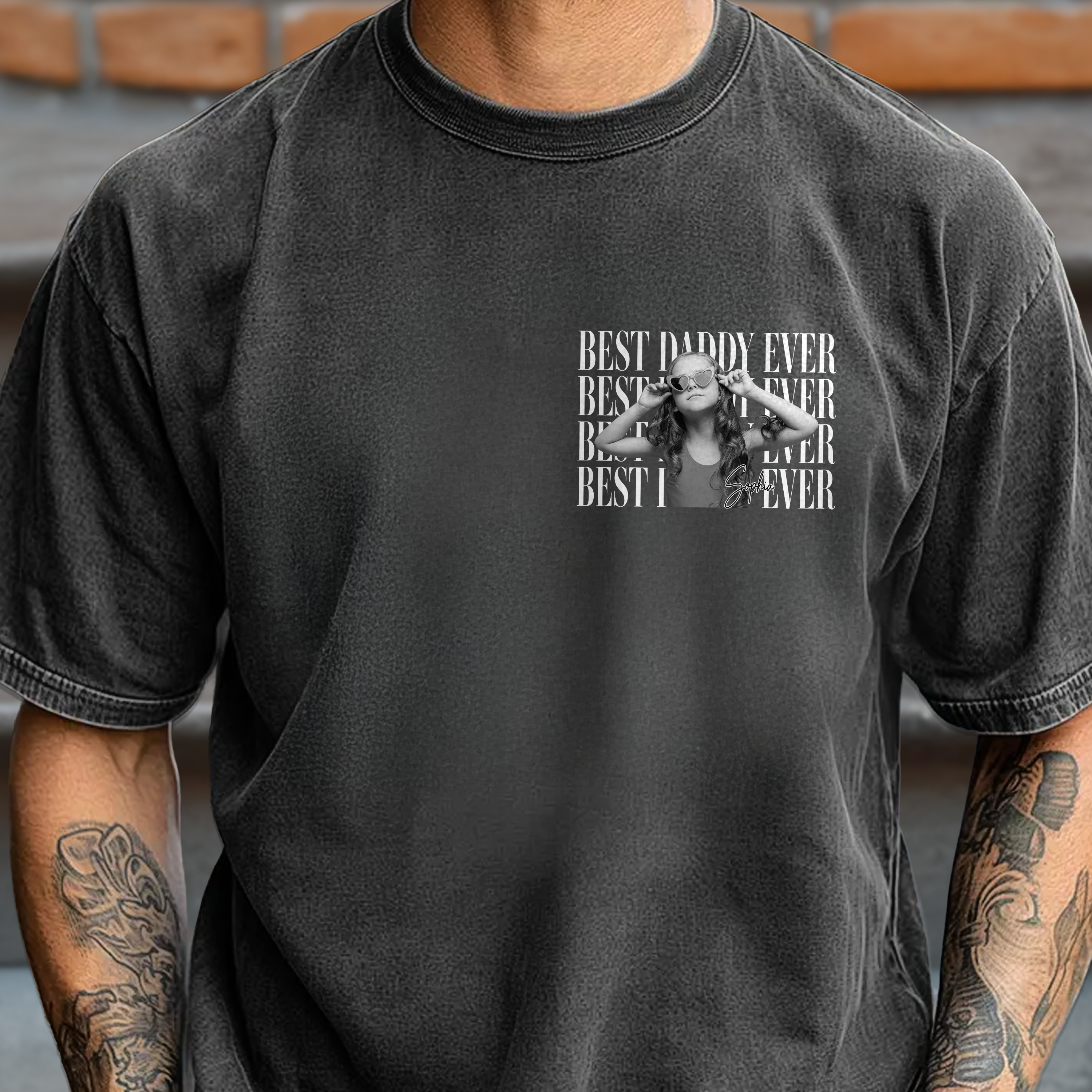Personalized Comfort Shirt Custom Photo Best Mom/Dad Gift Comfort Shirt GradoCreations