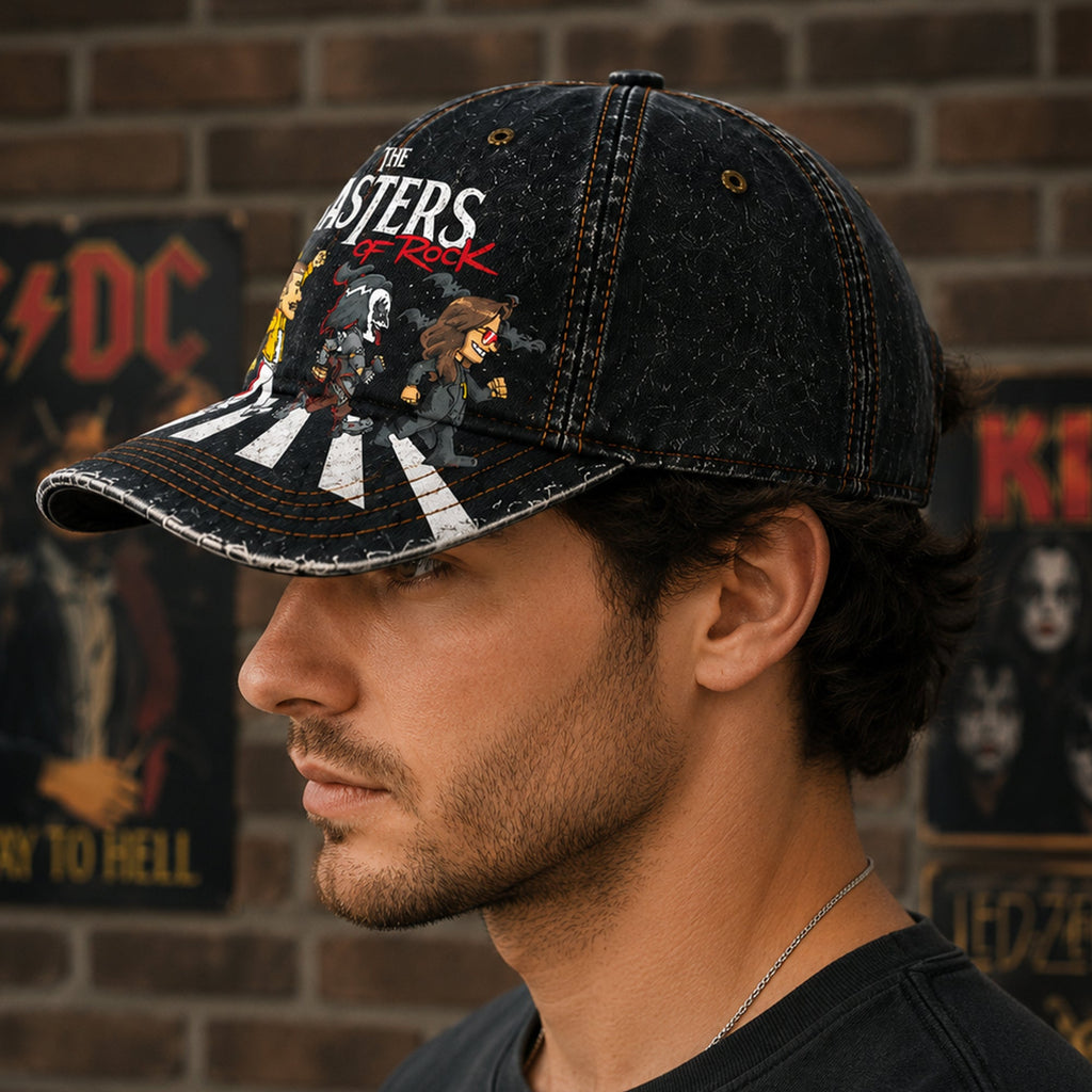 Personalized Classic Rock Cap Custom Masters of Rock Gift GradoCreations