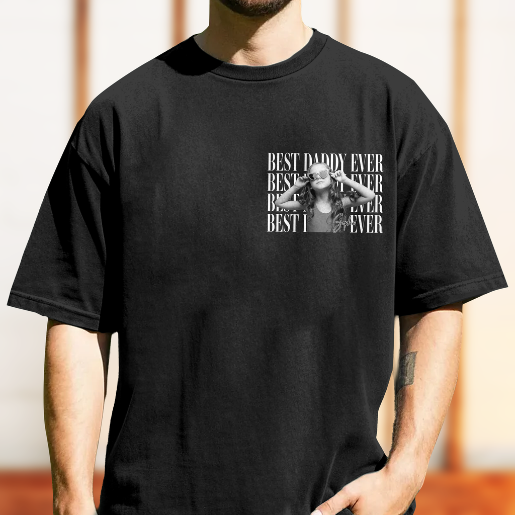Personalized Comfort Shirt Custom Photo Best Mom/Dad Gift Comfort Shirt GradoCreations
