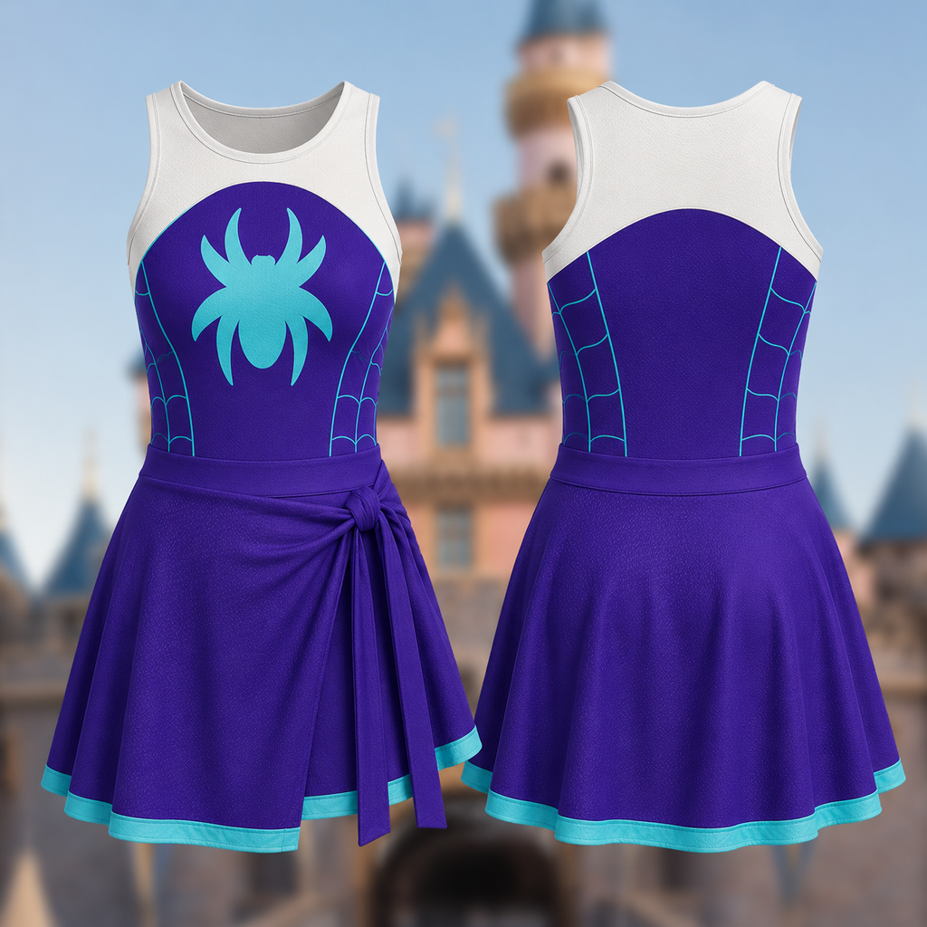 Personalized Superhero Dress for Women - Marvel Cosplay Outfit Women Dress GradoCreations