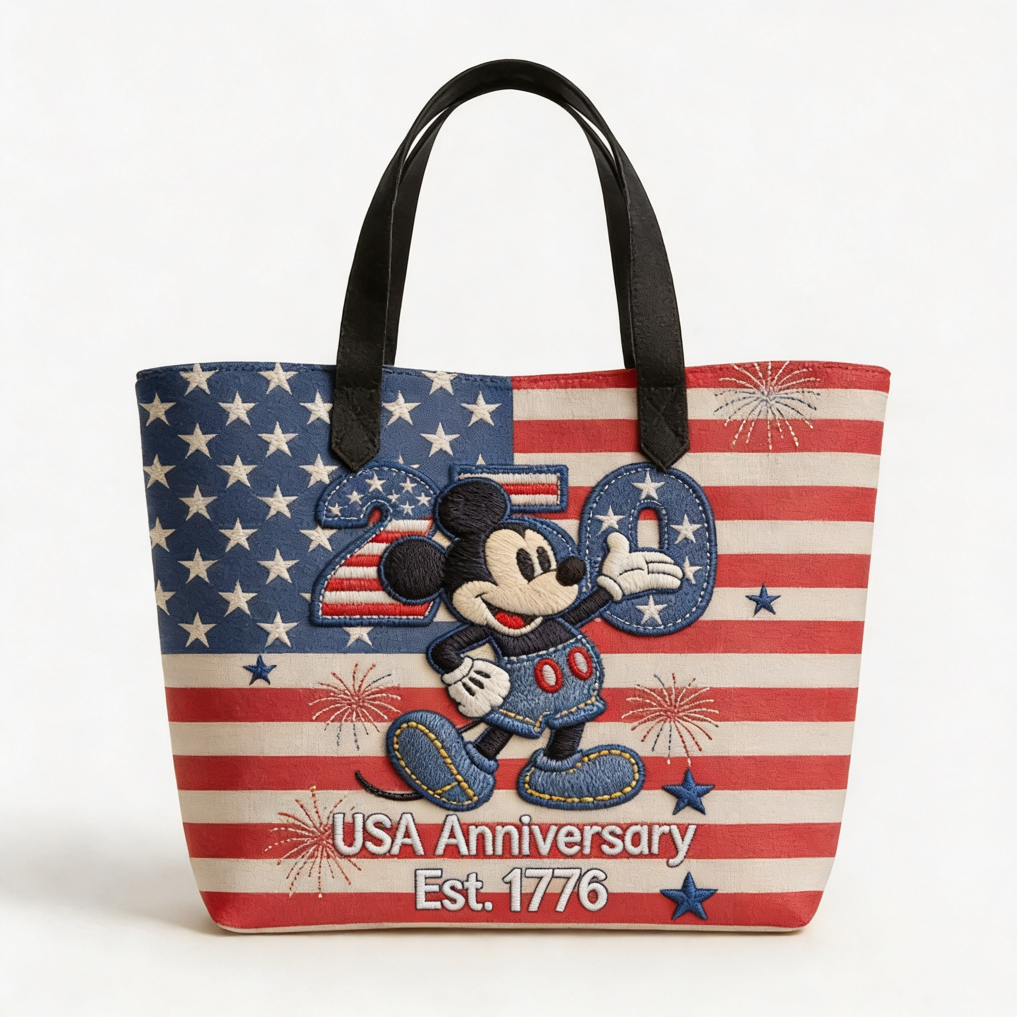 Personalized Cute Animals Tote Bag US 250th Anniversary Gift