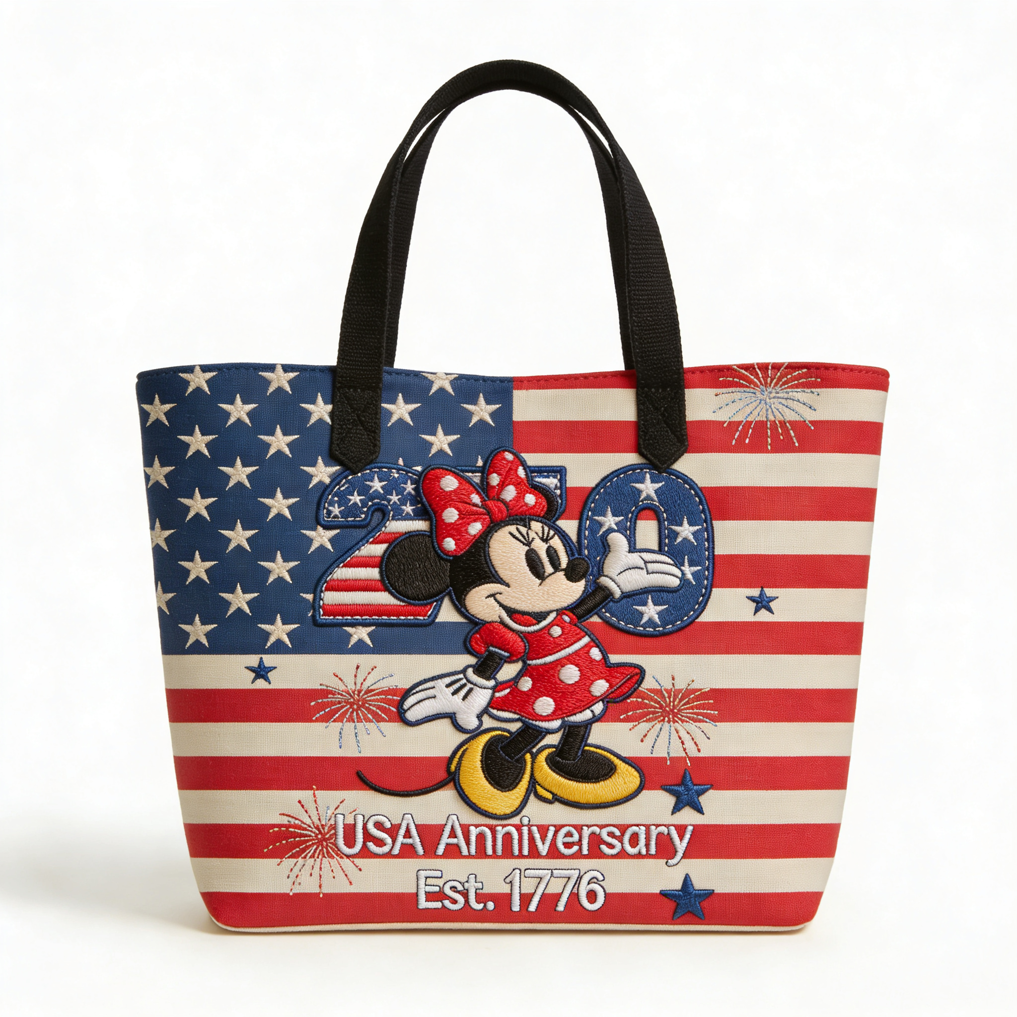 Personalized Cute Animals Tote Bag US 250th Anniversary Gift