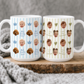 Custom Baby Face Mug Personalized Gift for Grandpa Papa HN590 - edge to edge mug fix GradoCreations