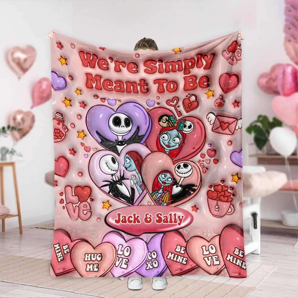 Personalized Nightmare Blanket Custom Love Design Gift Blanket GradoCreations