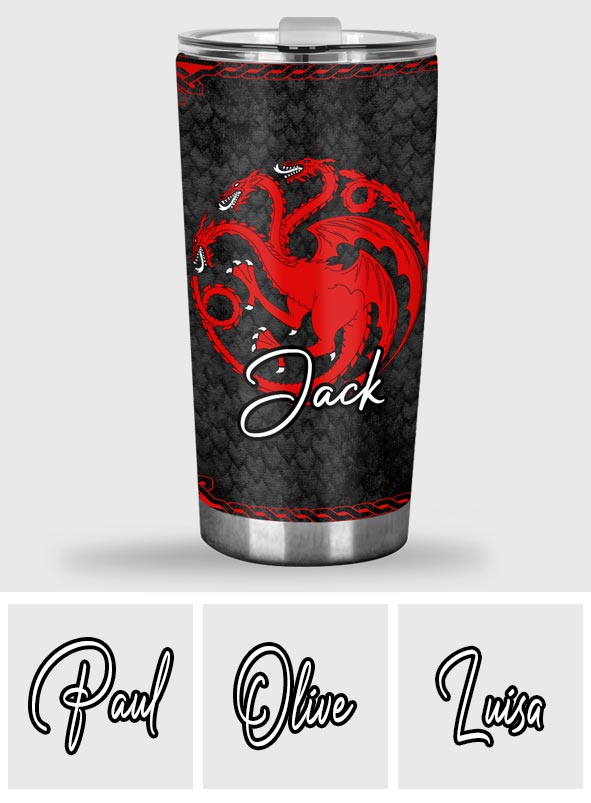 Personalized Game of Thrones Tumbler Custom Name Gift Tumbler GradoCreations