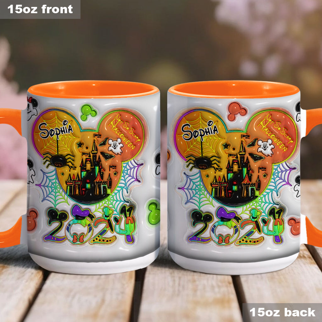 Personalized Halloween Mouse Accent Mug with Custom Name for Kids Accent Mug GradoCreations