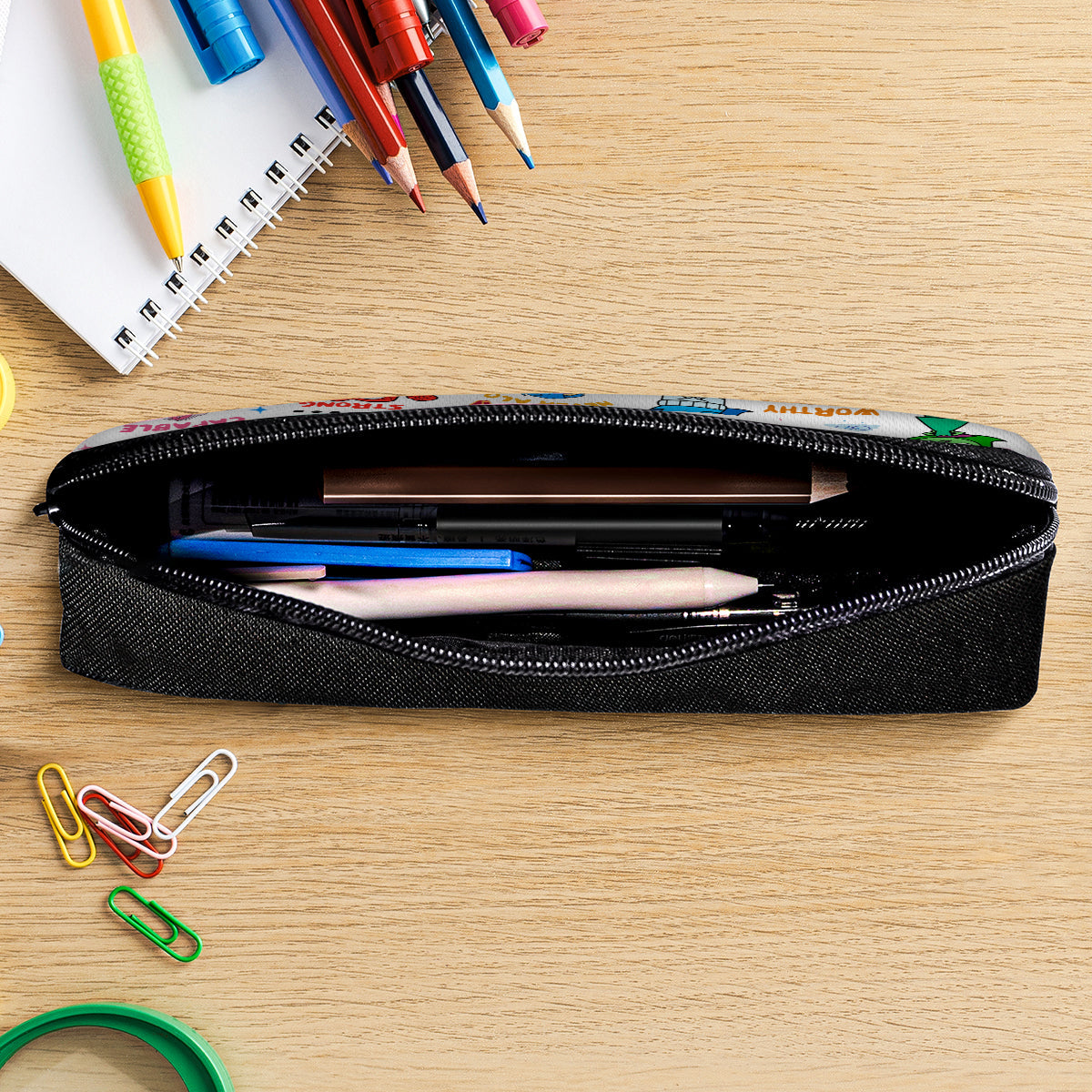 Personalized God Says I Am Pencil Case with Custom Name Gift for Kids Pencil Case GradoCreations