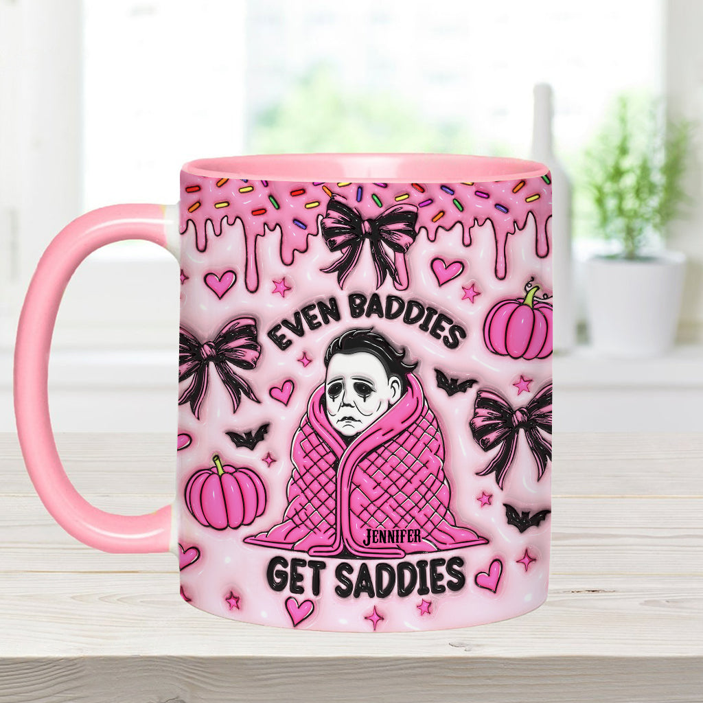 Personalized Two-Tone Accent Mug with Halloween Theme Gift Accent Mug GradoCreations