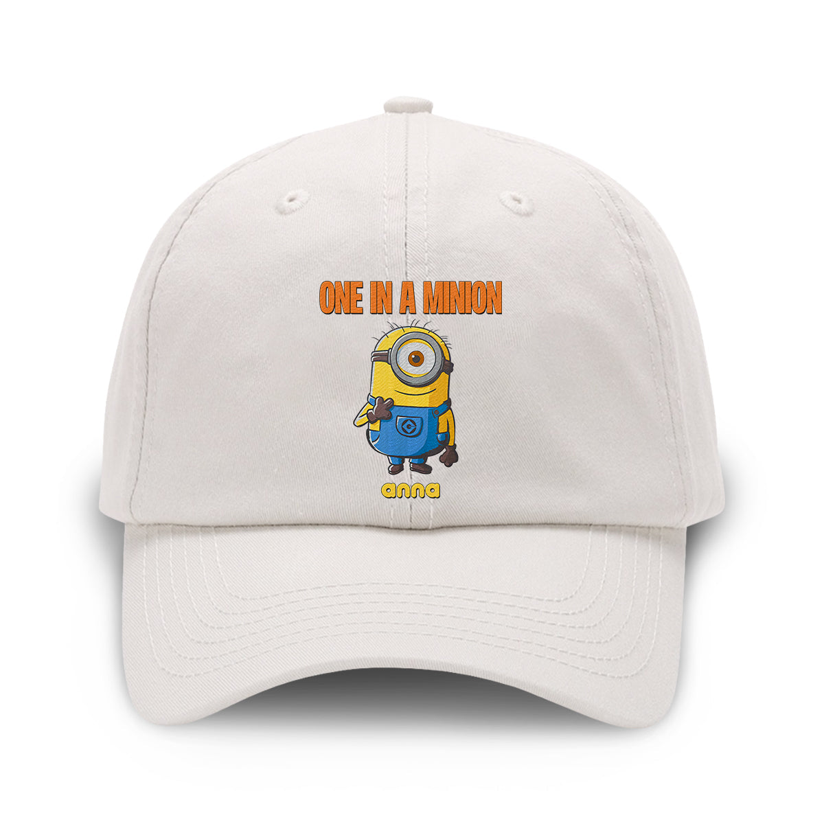Personalized One In A Minion Embroidered Cap Gift for Kids Embroidered Classic Cap GradoCreations