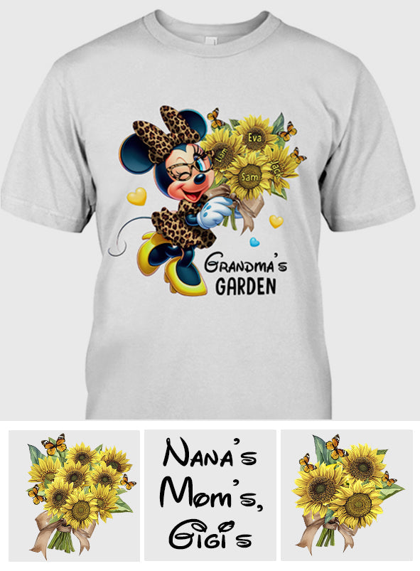 Personalized Grandma's Garden T-shirt & Hoodie with Custom Names Gift T-shirt & Hoodie GradoCreations