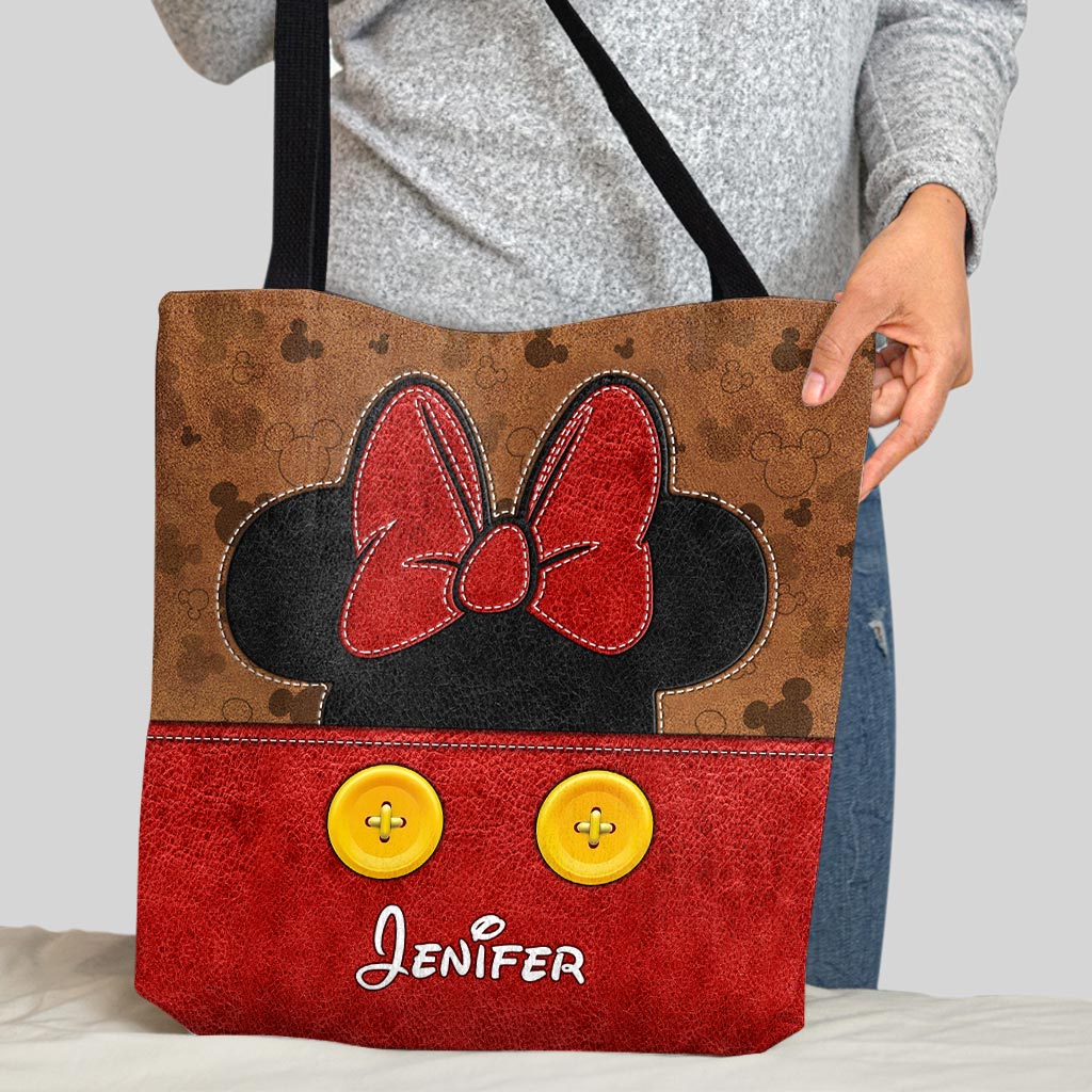 Personalized Mouse Tote Bag with Custom Name for Mom & Kids Tote Bag GradoCreations