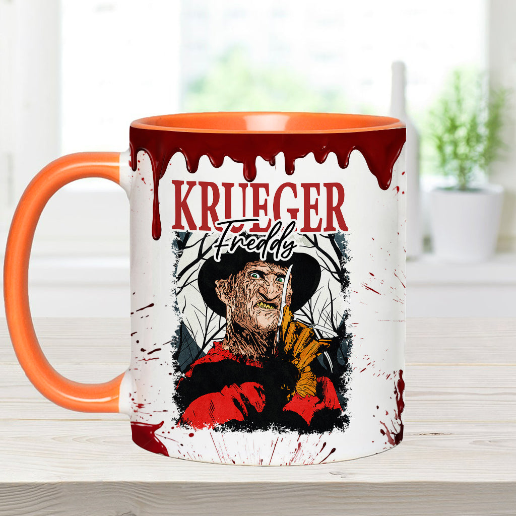 Personalized Halloween Horror Characters Accent Mug Gift Accent Mug GradoCreations