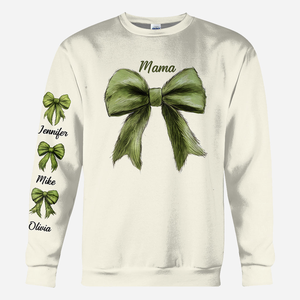 Personalized Mama Christmas All Over Shirt Custom Family Gift All Over Shirt GradoCreations