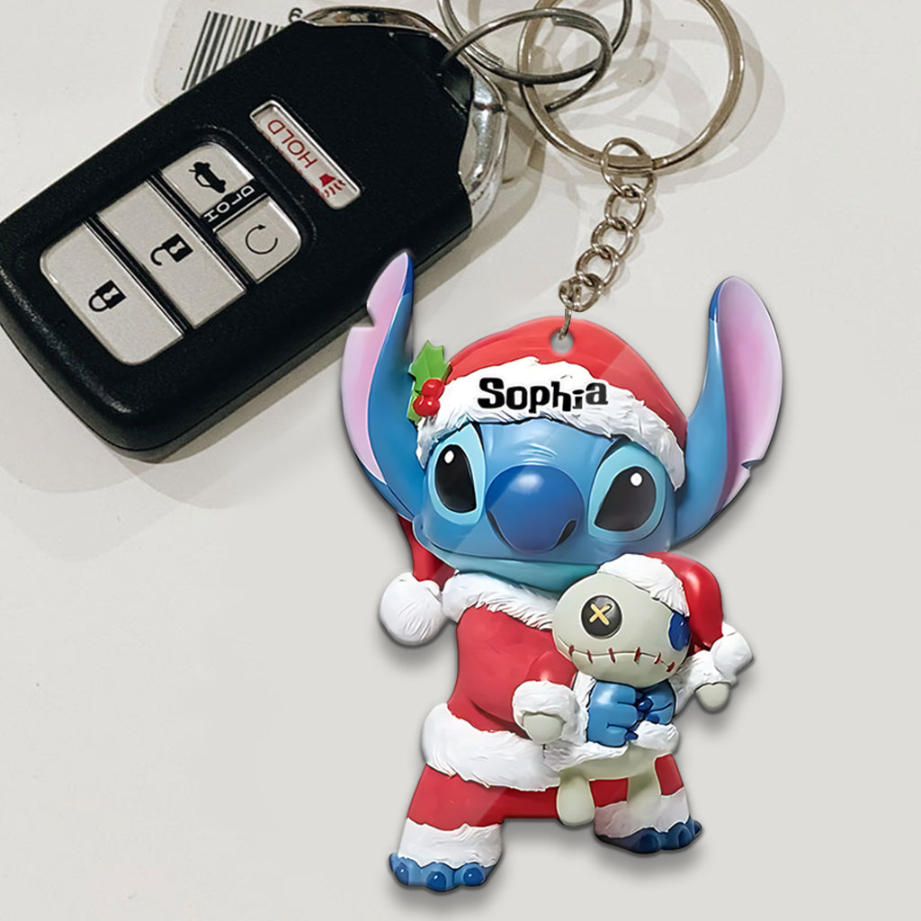 Personalized Ohana Keychain Custom Name Christmas Gift Keychain GradoCreations