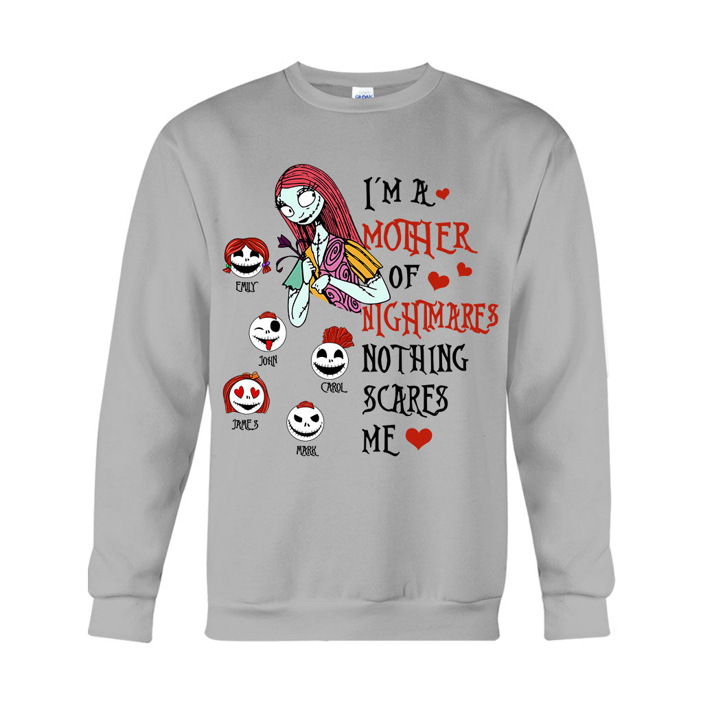 Personalized Nightmare T-shirt and Hoodie Gift for Dad | Halloween & Father's Day T-shirt & Hoodie GradoCreations