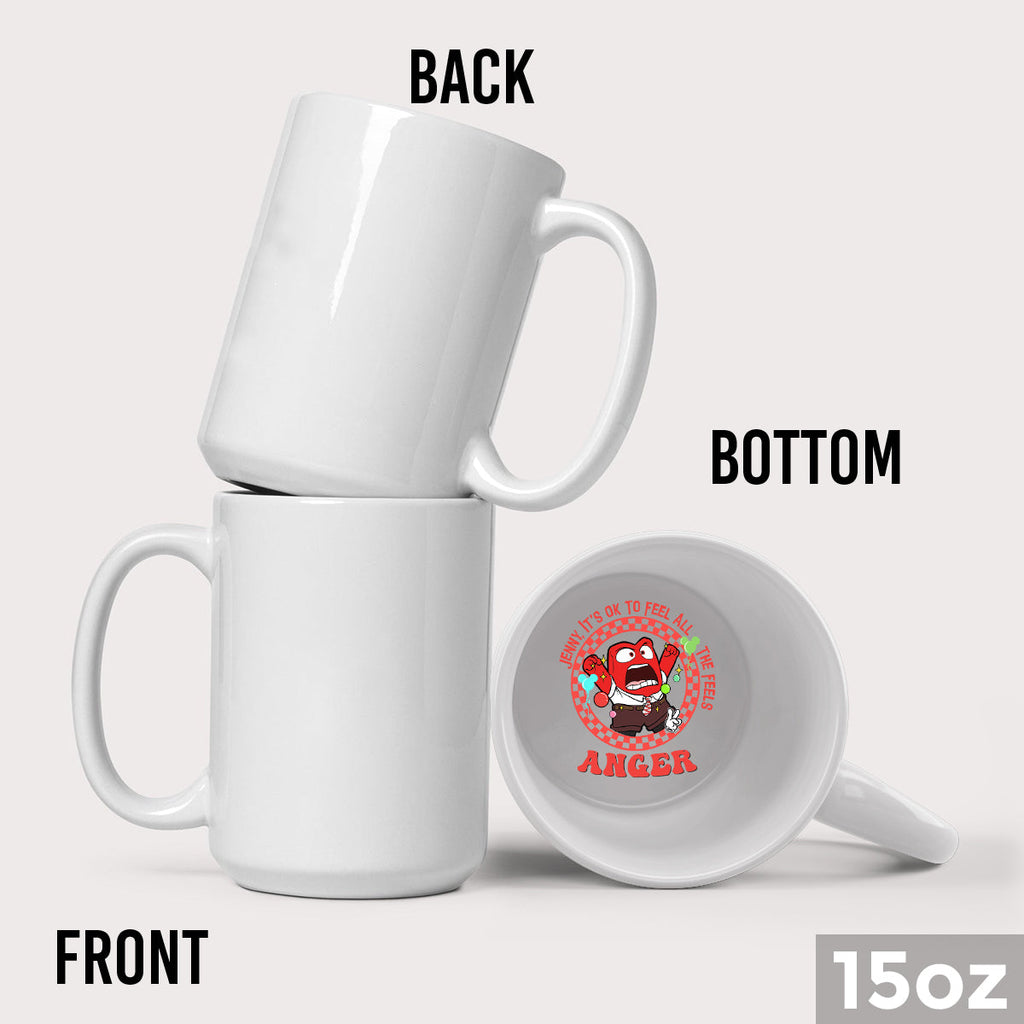 Personalized Hidden Message Mug Custom Name Gift for Mom Hidden Message Mug GradoCreations