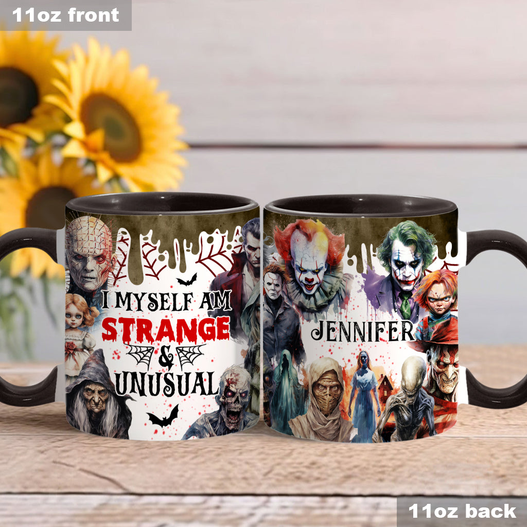 Personalized Horror-Themed Accent Mug Custom Name Gift Accent Mug GradoCreations