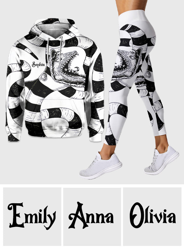 Personalized Beetlejuice Hoodie and Leggings Set for Halloween Hoodie & Leggings GradoCreations