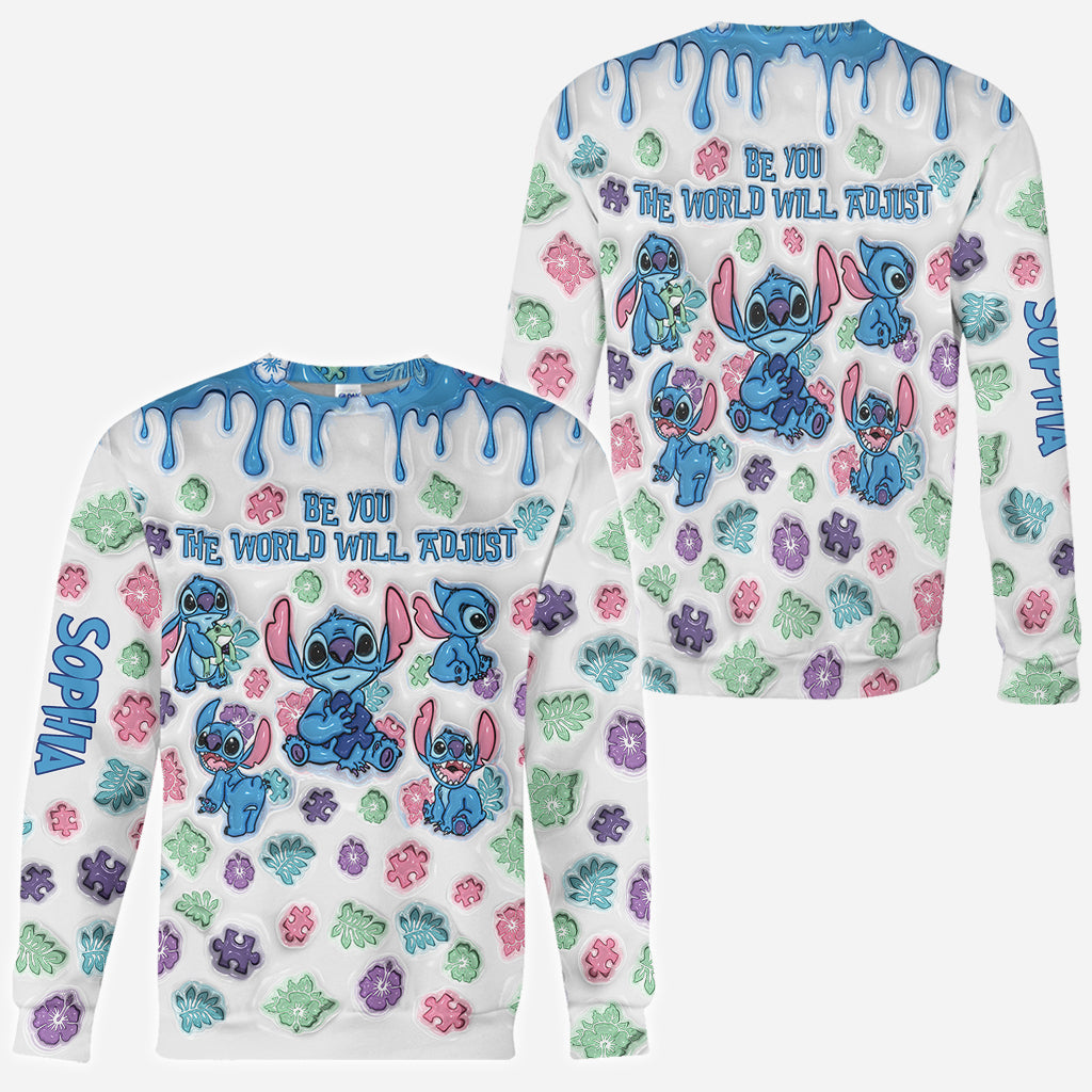 Personalized Autism Awareness Shirt Custom Name Gift All Over Shirt GradoCreations