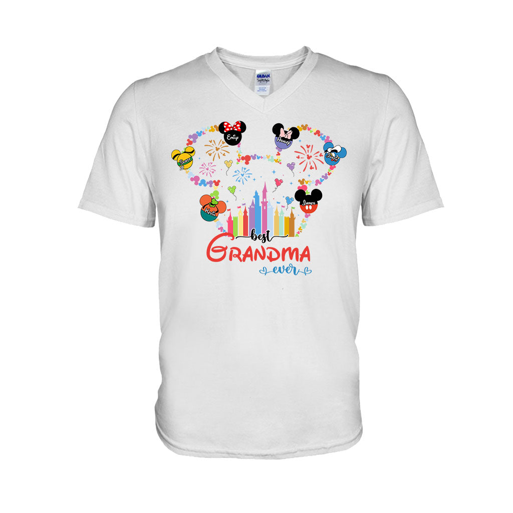 Personalized Best Grandma Ever T-Shirt & Hoodie Gift for Mom T-shirt & Hoodie GradoCreations