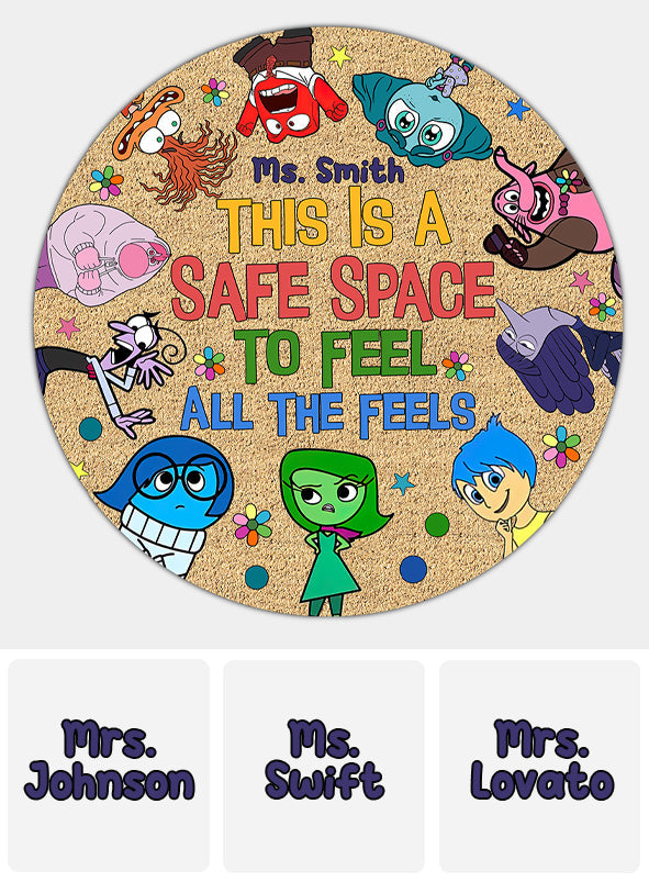 Personalized Autism Awareness Round Rug Gift for Teachers Round Rug GradoCreations