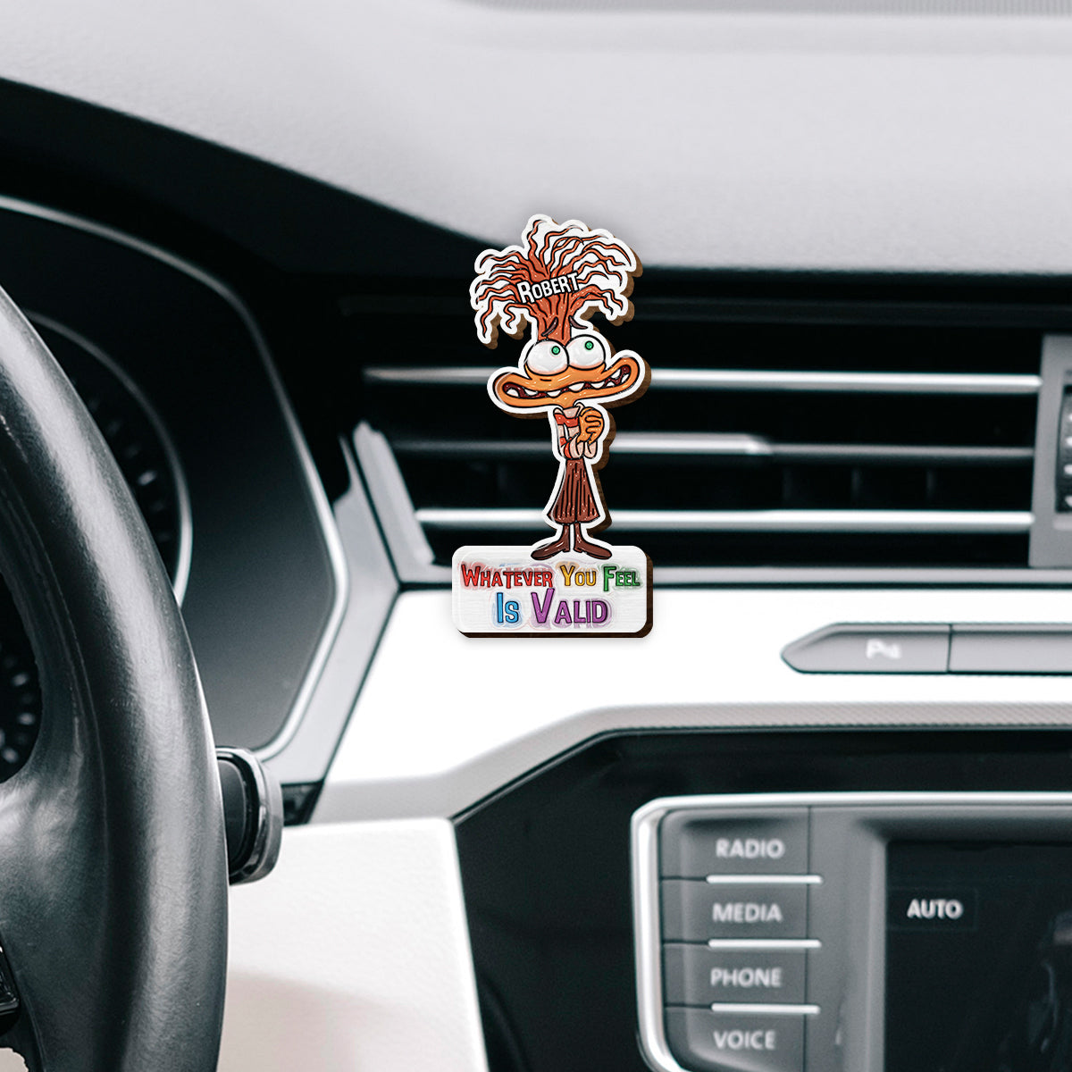 Personalized Car Visor Clip Custom Name Gift for Any Occasion Shaped Car Visor Clip GradoCreations