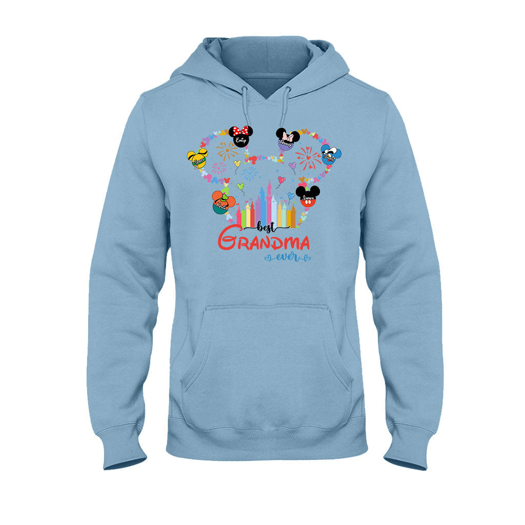 Personalized Best Grandma Ever T-Shirt & Hoodie Gift for Mom T-shirt & Hoodie GradoCreations