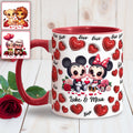 Personalized Couple Heart Mug with Custom Names for Anniversary Gift Accent Mug GradoCreations