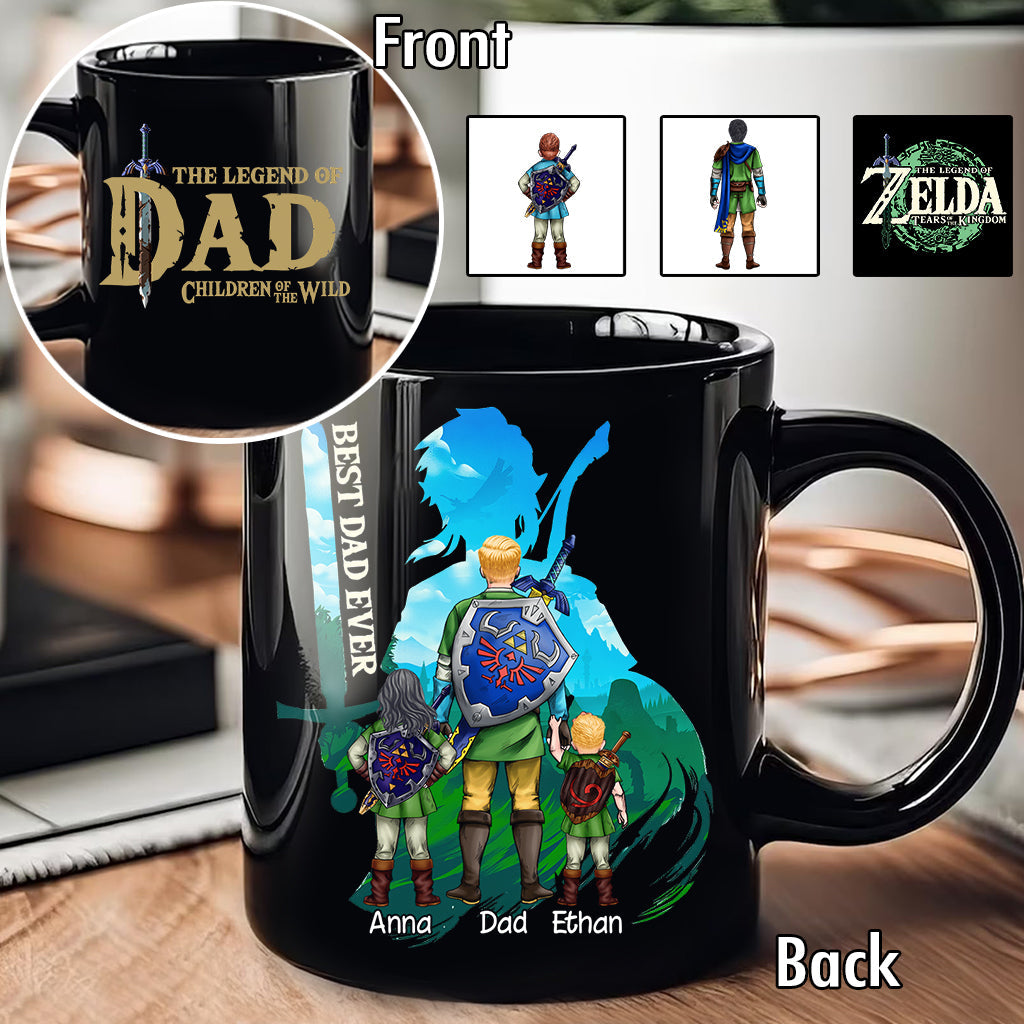 Personalized Hero's Legend Mug Custom Name Gift for Dad Mug GradoCreations