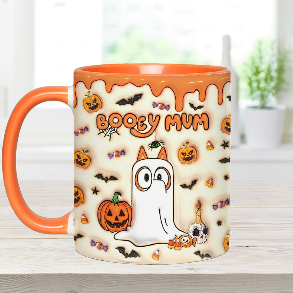 Personalized Booey Mum Accent Mug Custom Name Gift for Mom Accent Mug GradoCreations