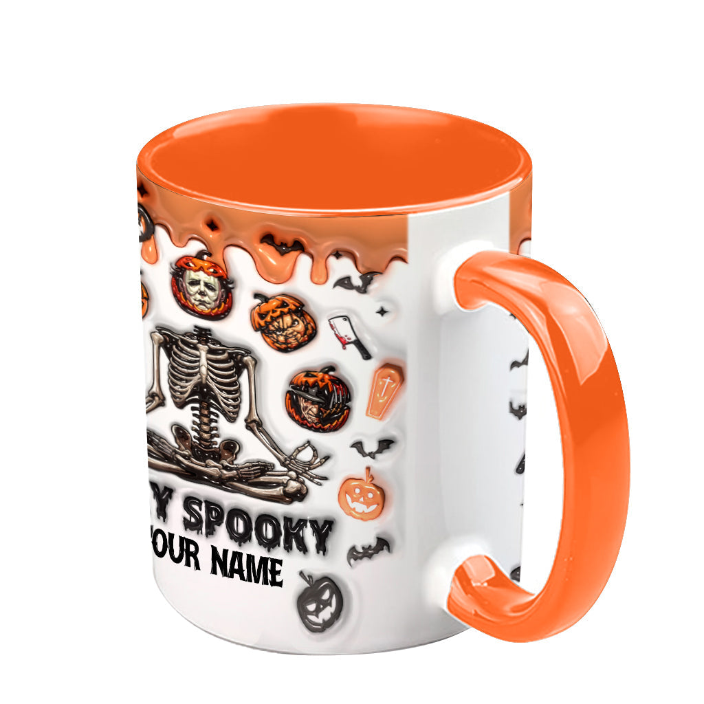 Personalized Stay Spooky Accent Mug Custom Name Gift Accent Mug GradoCreations